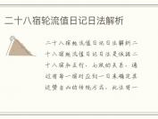 二十八宿轮流值日记日法解析